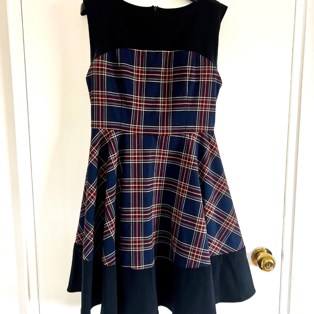 Eva Franco - A-line Tartan Print Dress (6)